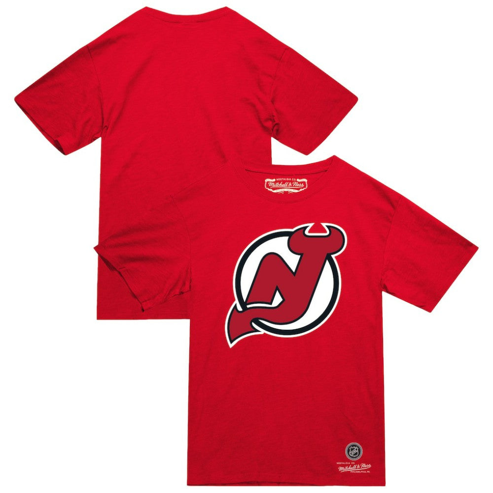 New Jersey Devils Mitchell & Ness Heritage T-Shirt - Red - NHL