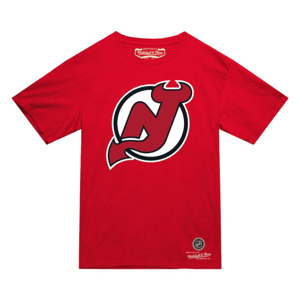 New Jersey Devils Mitchell & Ness Heritage T-Shirt - Red - NHL