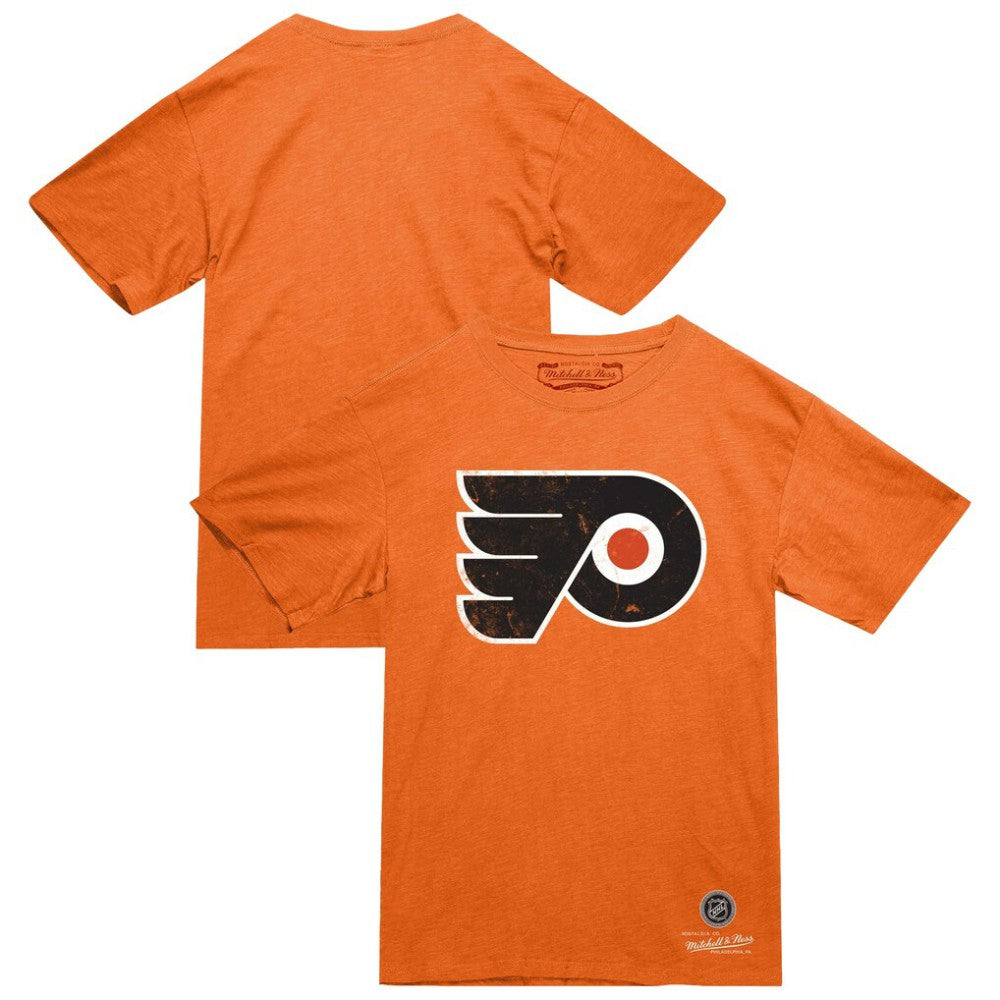 Philadelphia Flyers Mitchell & Ness Heritage T-Shirt - Orange - NHL