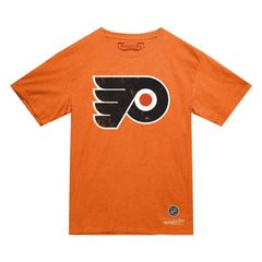 Philadelphia Flyers Mitchell & Ness Heritage T-Shirt - Orange - NHL