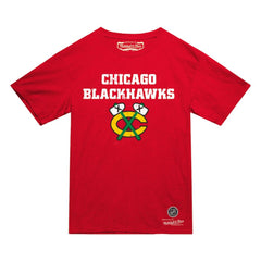 Chicago Blackhawks Mitchell & Ness Heritage T-Shirt - Red - NHL