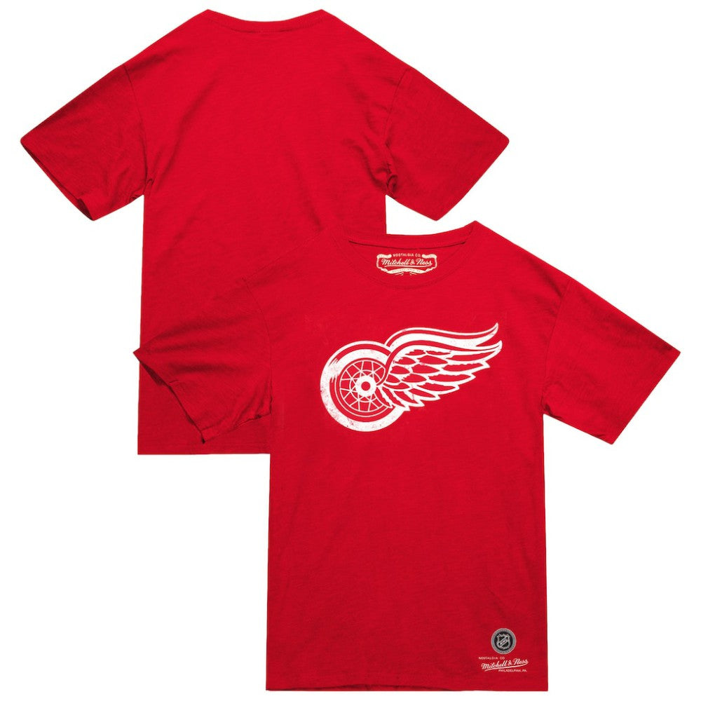 Detroit Red Wings Mitchell & Ness Heritage T-Shirt - Red - NHL