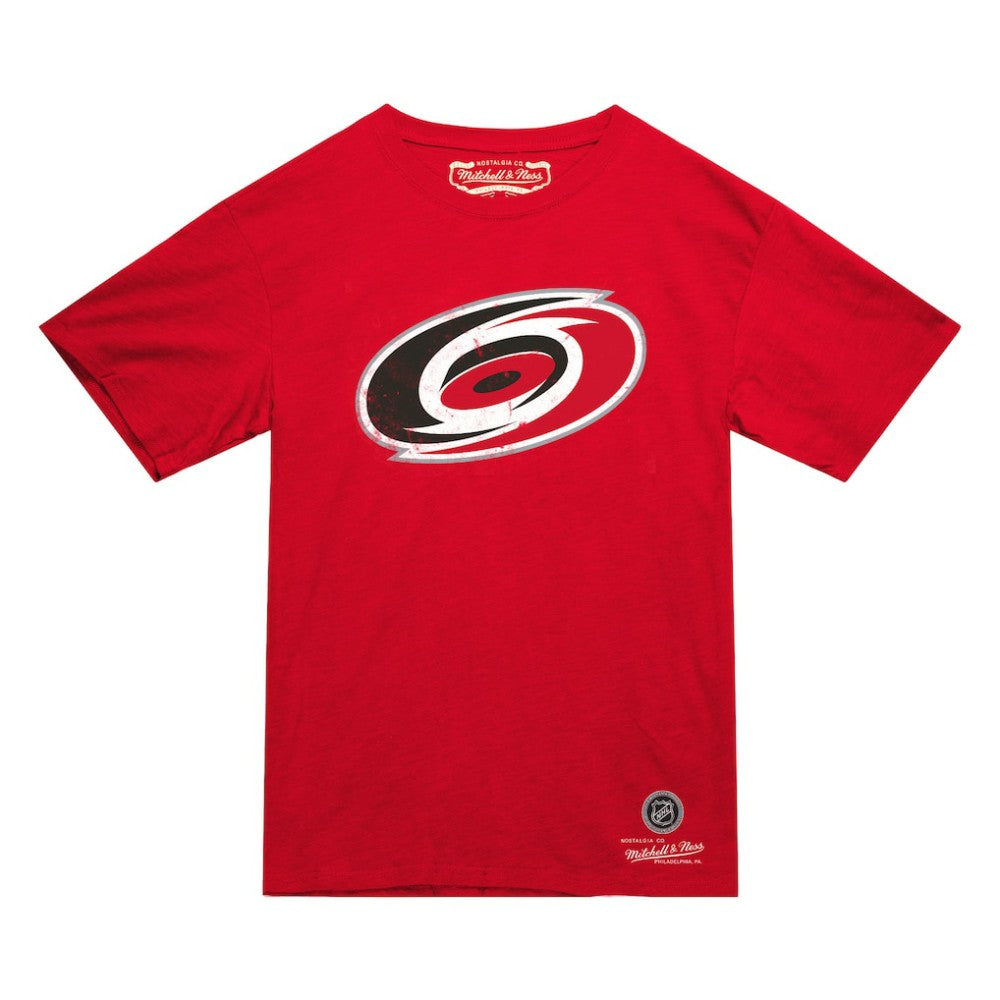 Carolina Hurricanes Mitchell & Ness Heritage T-Shirt - Red - NHL