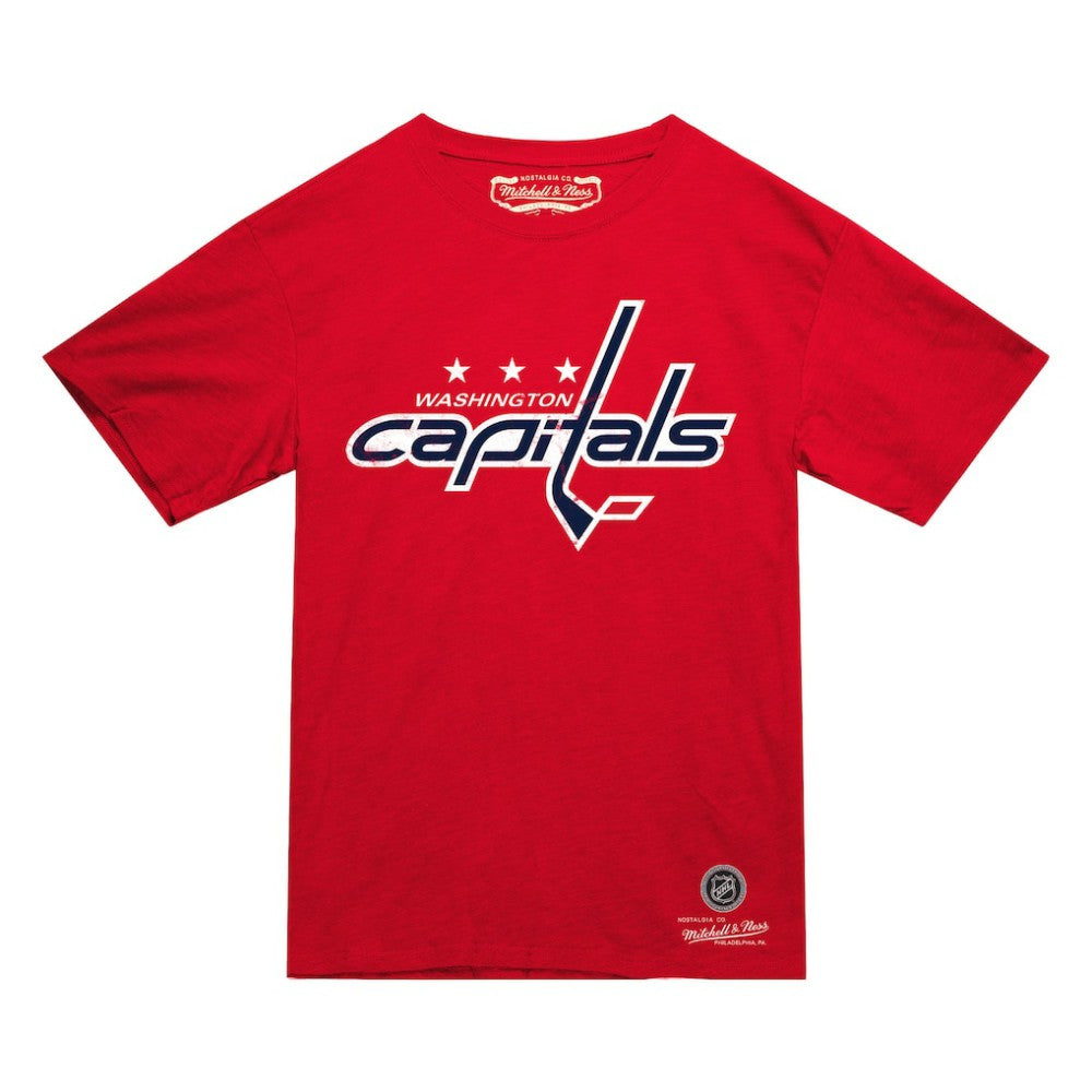 Washington Capitals Mitchell & Ness Heritage T-Shirt - Red - NHL