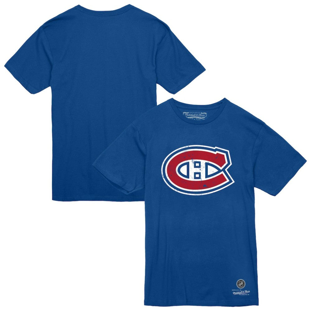 Montreal Canadiens Mitchell & Ness Heritage T-Shirt - Blue - NHL