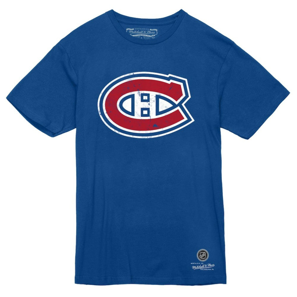 Montreal Canadiens Mitchell & Ness Heritage T-Shirt - Blue - NHL