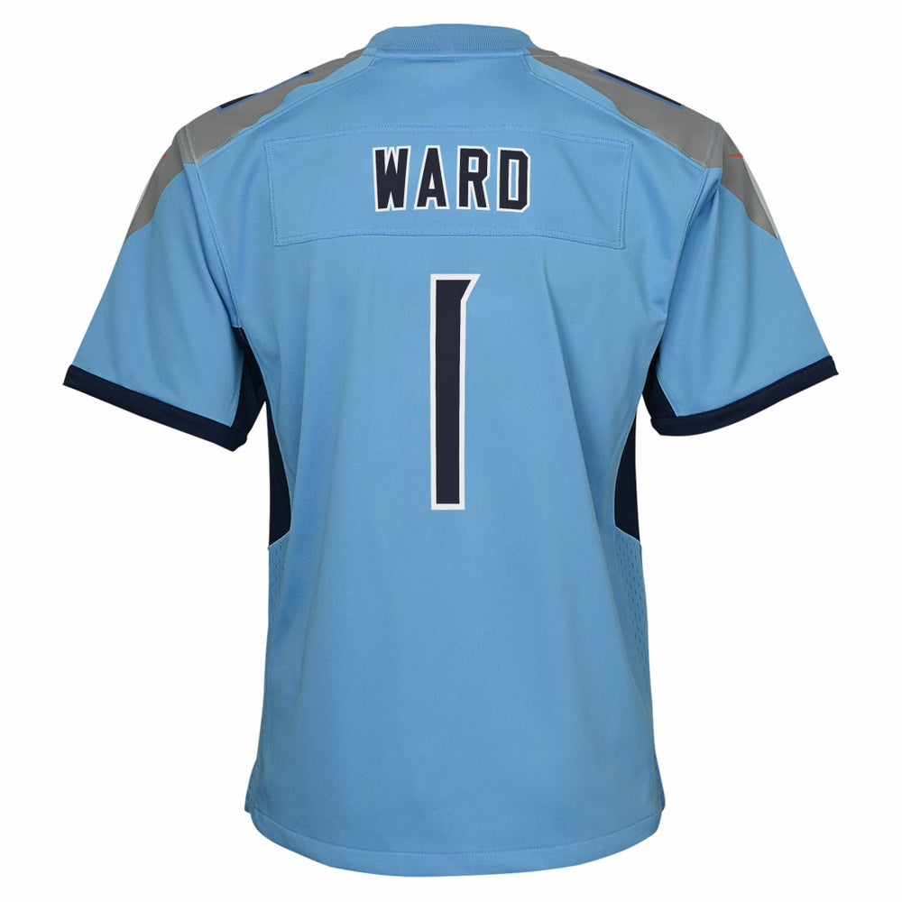 Cameron Ward Tennessee Titans Youth Team Game Jersey Light Blue | Nike for Sale