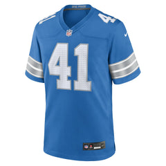 Gunnar Oakes Detroit Lions Team Game Jersey Blue | Nike for Sale