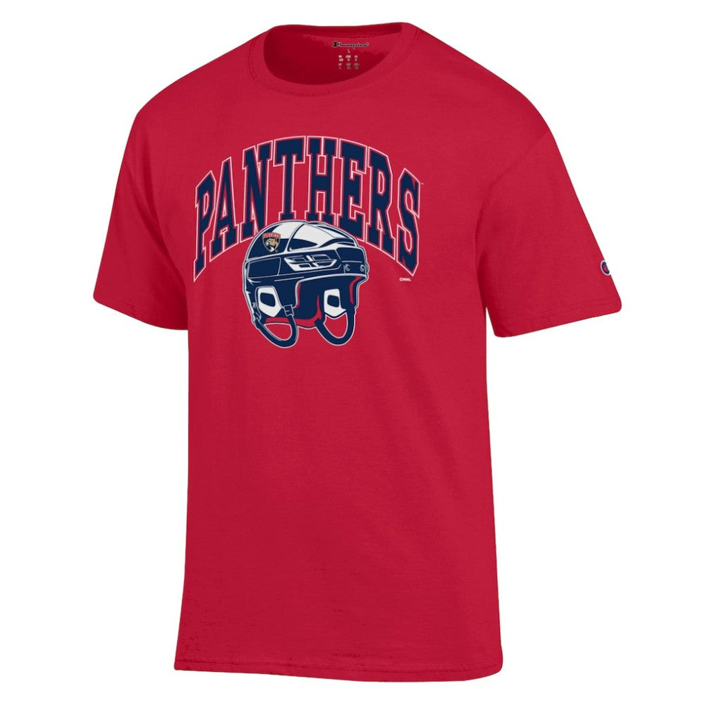 Florida Panthers Champion Helmet T-Shirt - Red - NHL