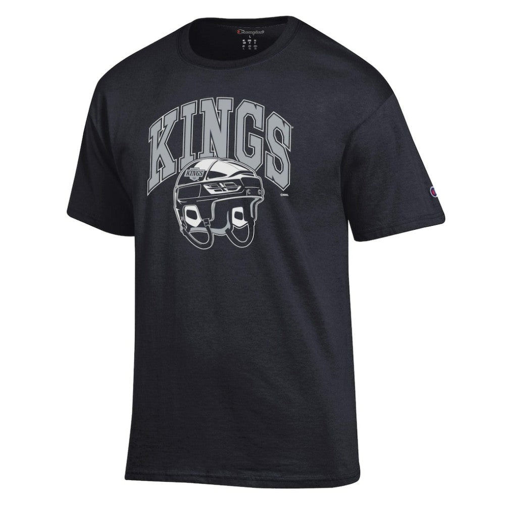 Los Angeles Kings Champion Helmet T-Shirt - Black - NHL