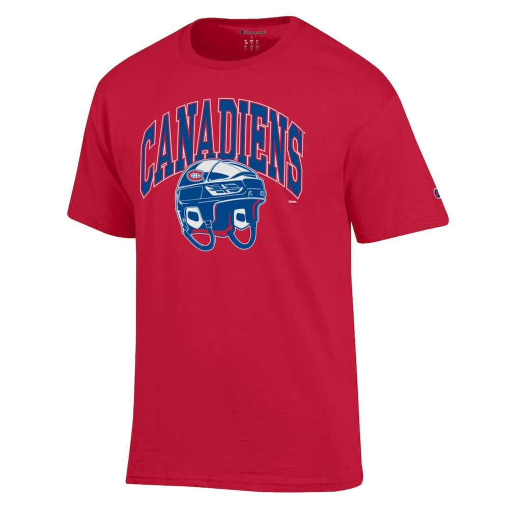 Montreal Canadiens Champion Helmet T-Shirt - Red - NHL