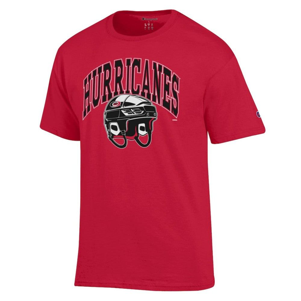 Carolina Hurricanes Champion Helmet T-Shirt - Red - NHL