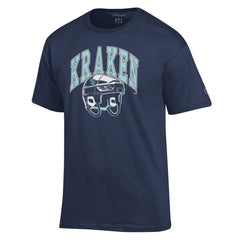 Seattle Kraken Champion Helmet T-Shirt - Navy - NHL