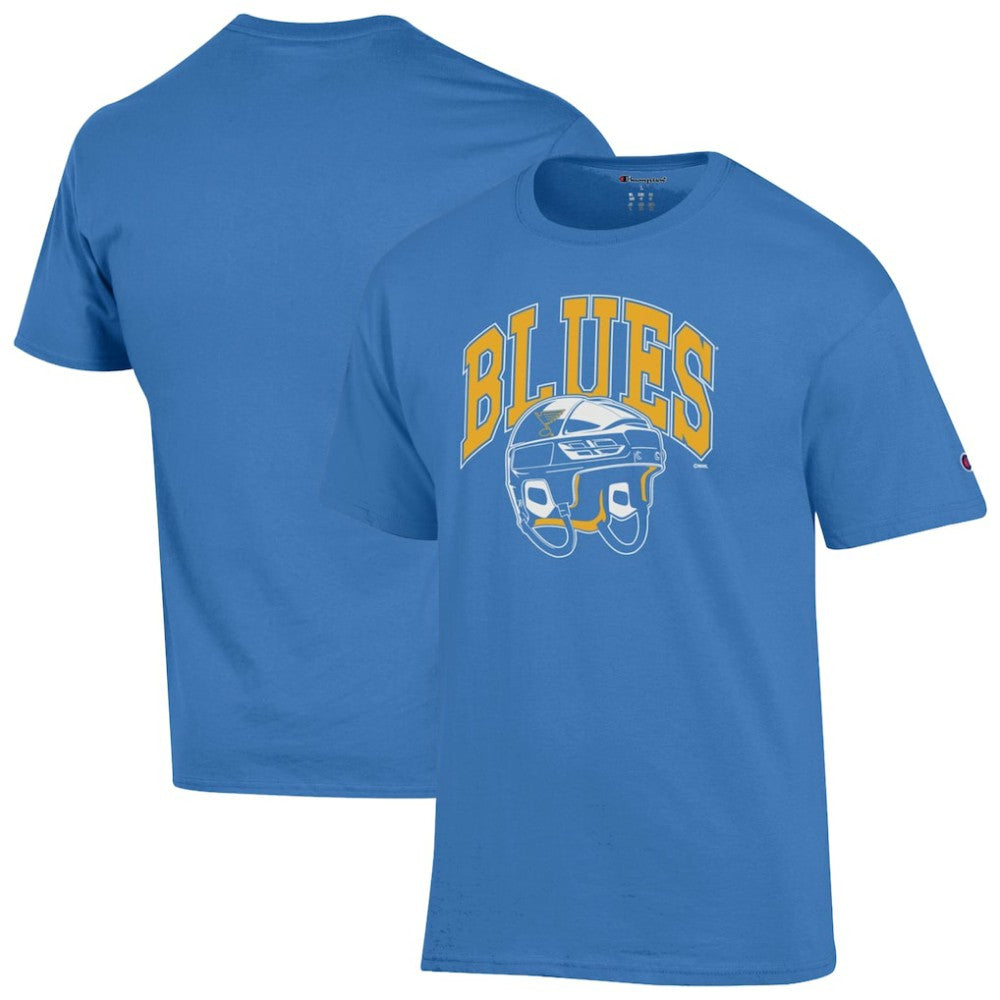 St. Louis Blues Champion Helmet T-Shirt - Blue - NHL