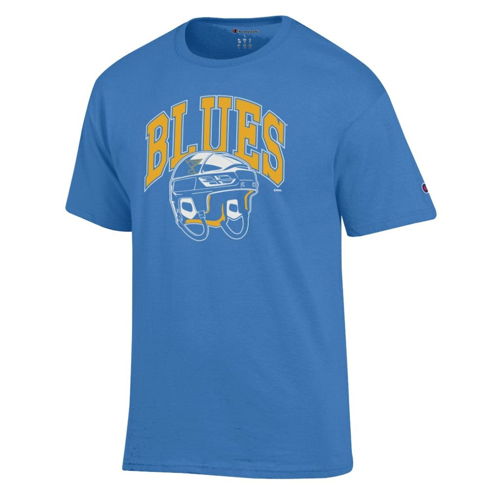 St. Louis Blues Champion Helmet T-Shirt - Blue - NHL