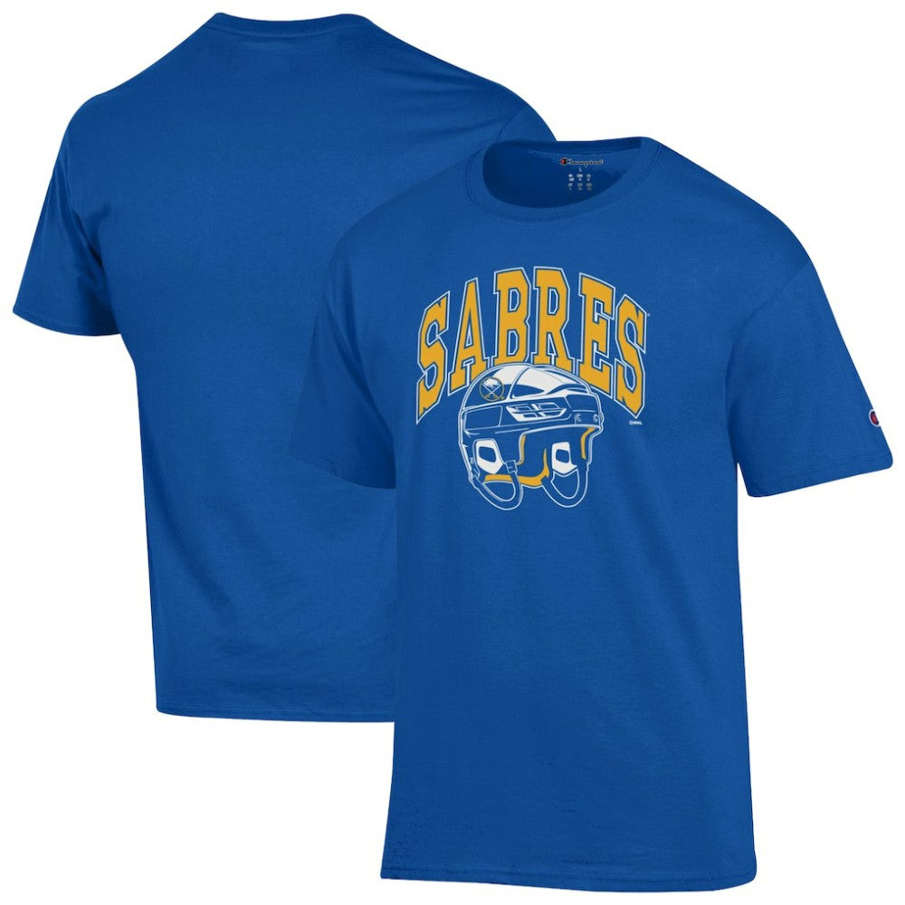 Buffalo Sabres Champion Helmet T-Shirt - Royal - NHL