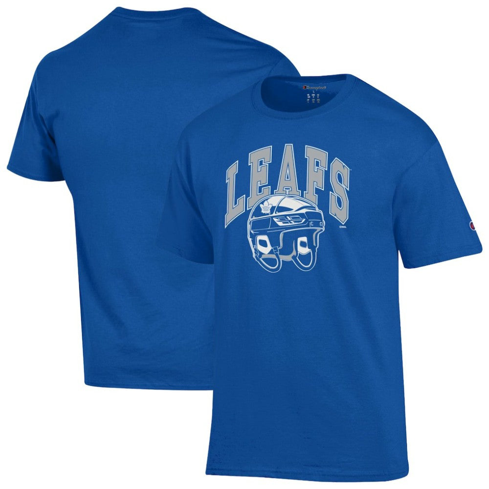 Toronto Maple Leafs Champion Helmet T-Shirt - Royal - NHL