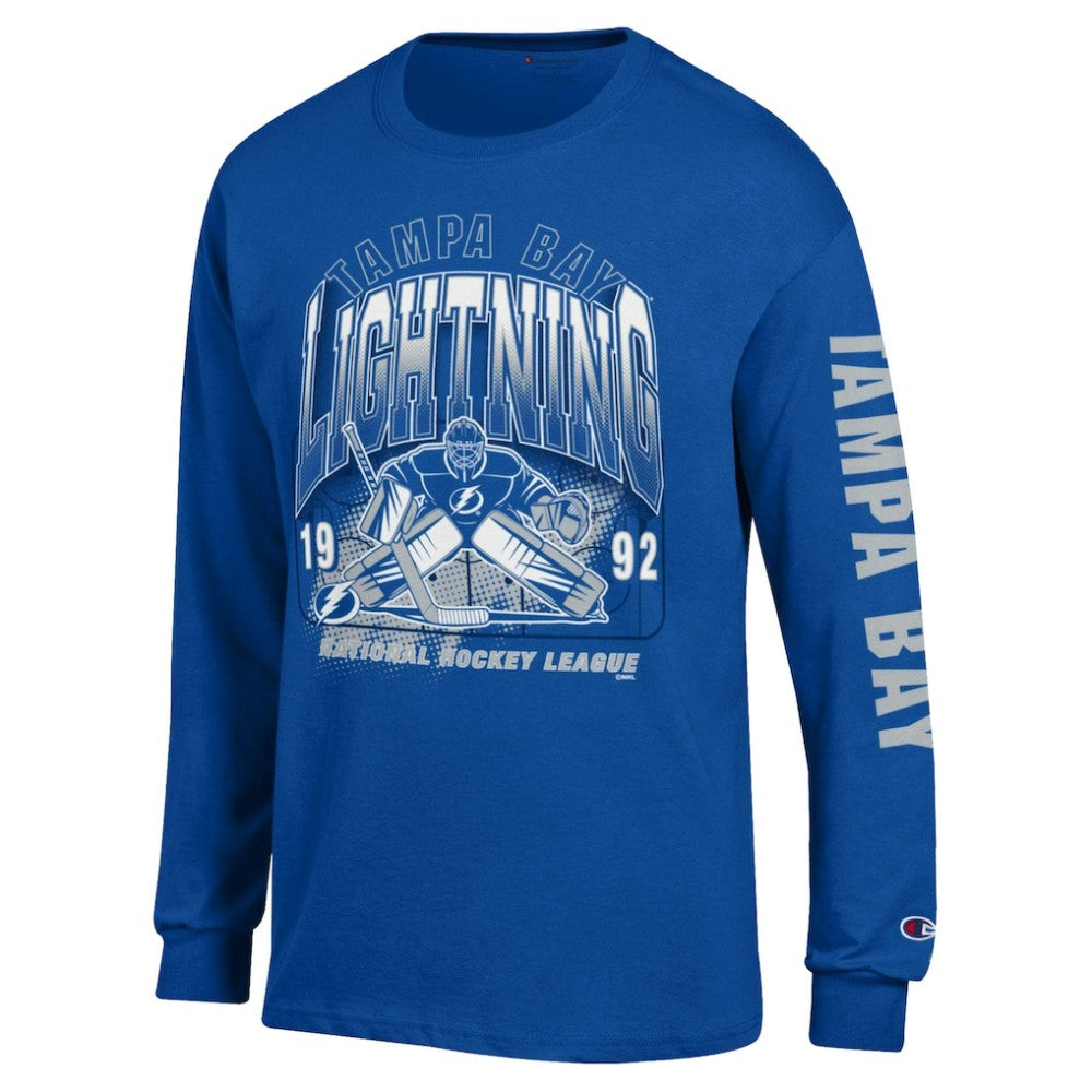 Tampa Bay Lightning Champion Long Sleeve Jersey T-Shirt - Royal - NHL