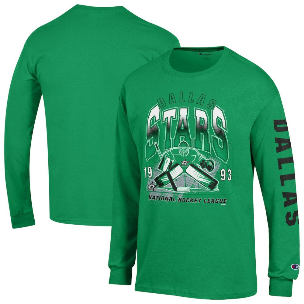 Dallas Stars Champion Long Sleeve Jersey T-Shirt - Kelly Green - NHL