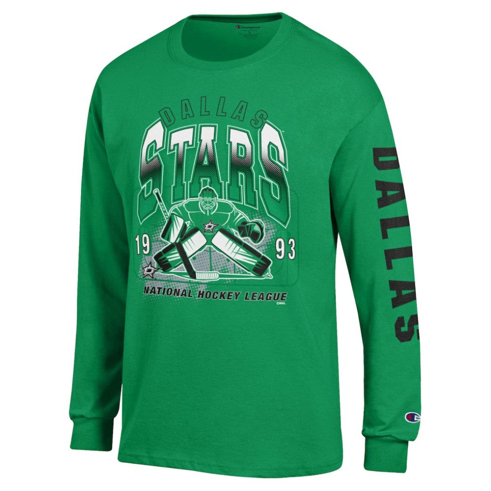 Dallas Stars Champion Long Sleeve Jersey T-Shirt - Kelly Green - NHL