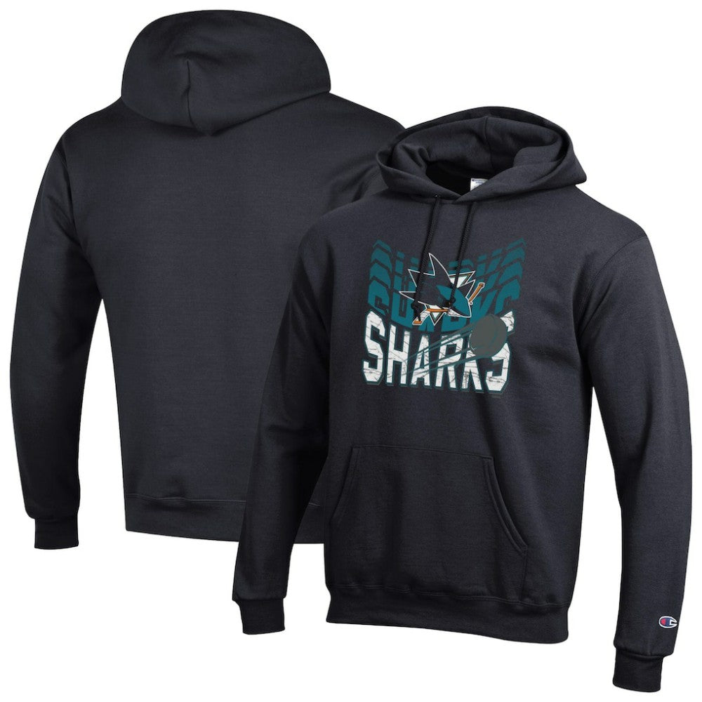 San Jose Sharks Champion Powerblend Hoodie - Black - NHL