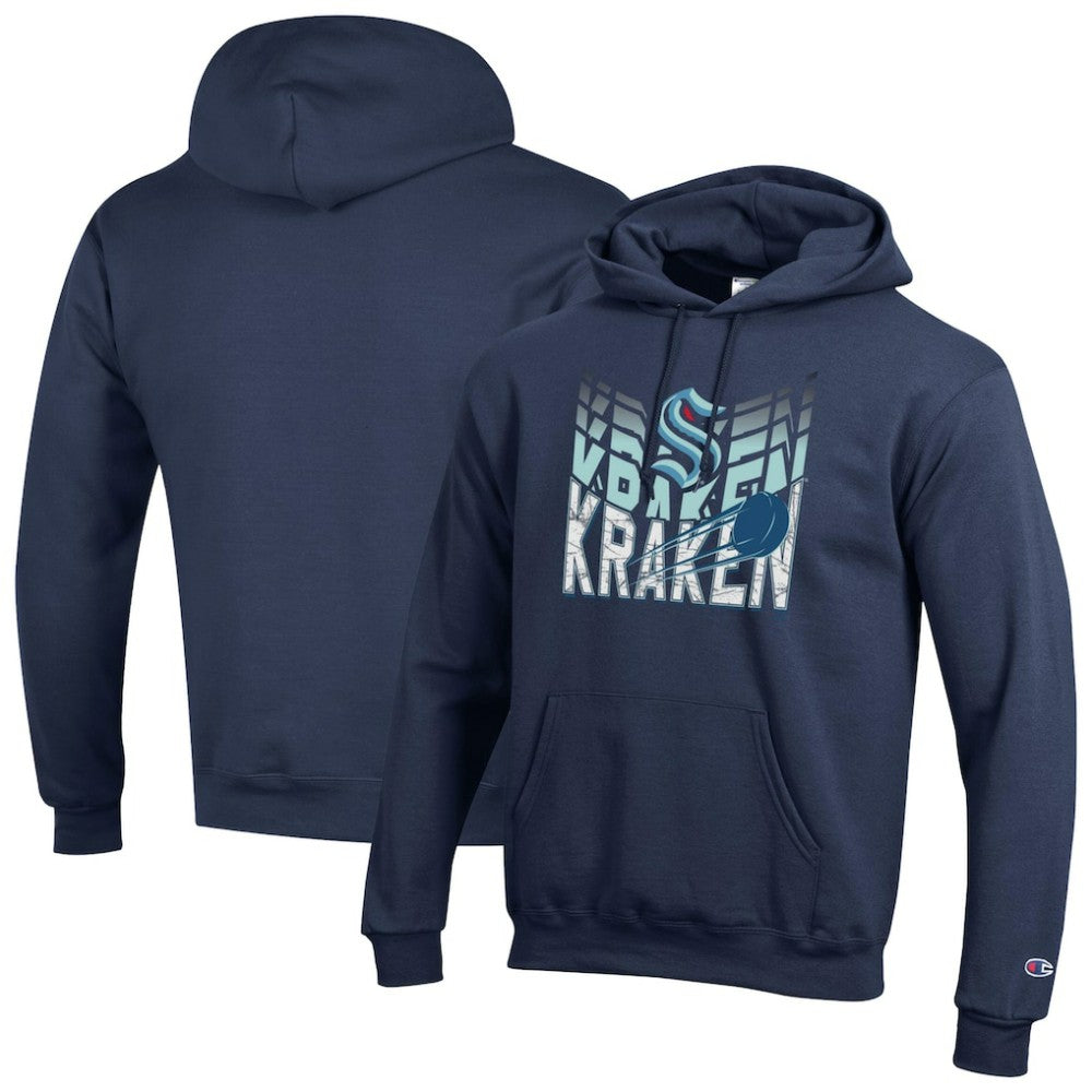 Seattle Kraken Champion Powerblend Hoodie - Navy - NHL