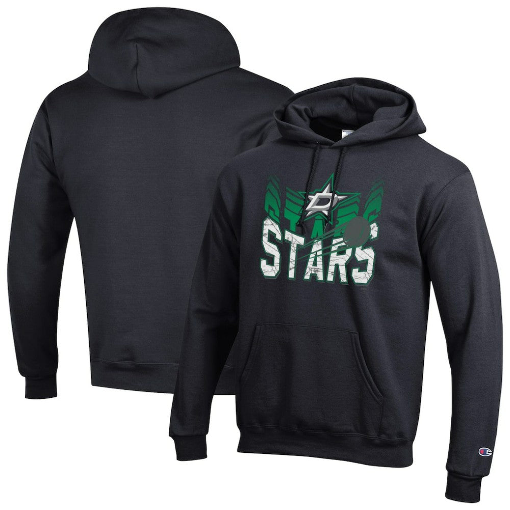 Dallas Stars Champion Powerblend Hoodie - Black - NHL
