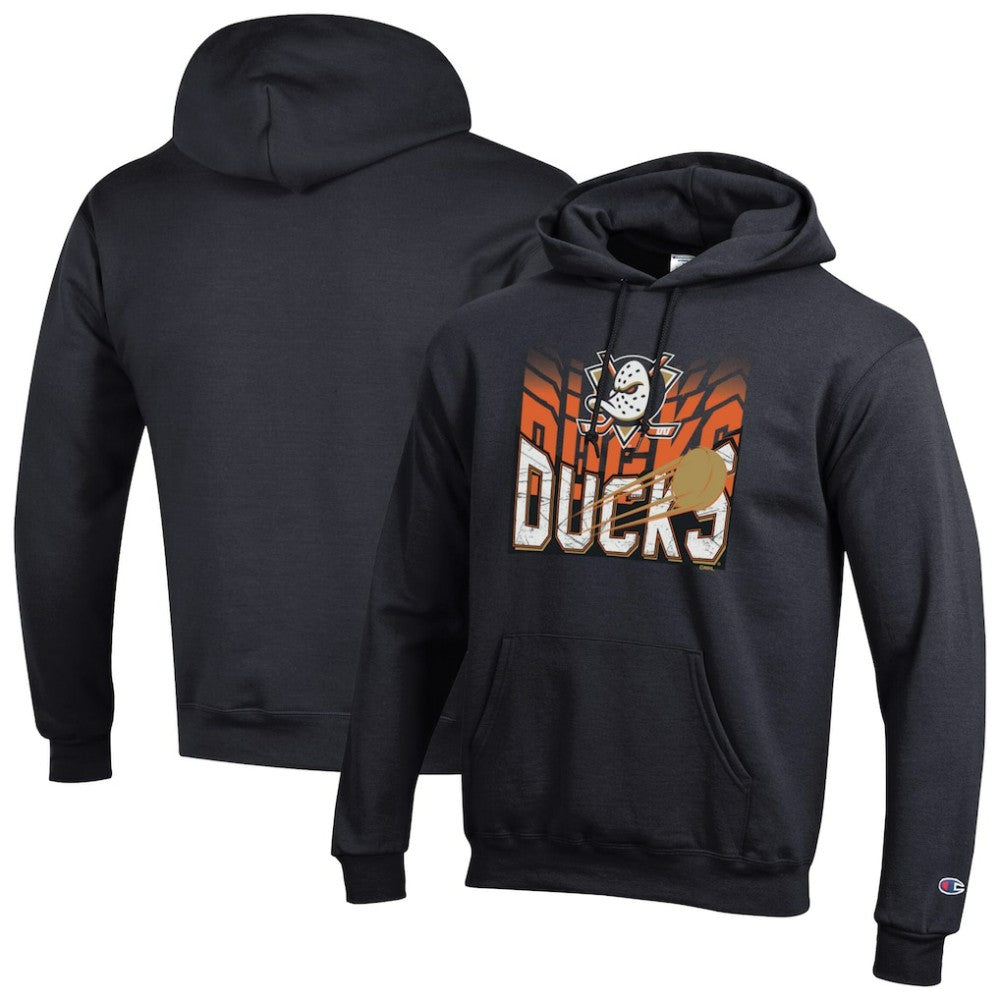 Anaheim Ducks Champion Powerblend Hoodie - Black - NHL