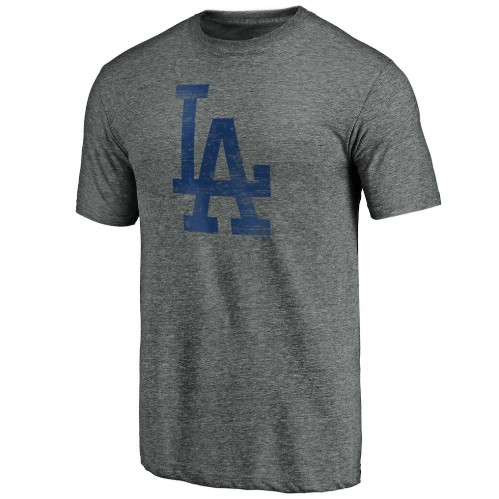 Los Angeles Dodgers Weathered Logo Tri-Blend T-Shirt - MLB