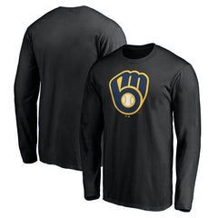 Milwaukee Brewers Team Logo Long Sleeve T-Shirt - MLB