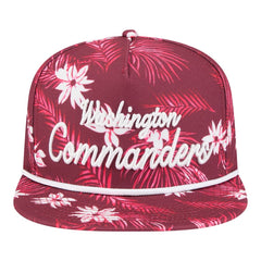 Washington Commanders New Era Palm Print A-Frame 9FIFTY Snapback Hat Burgundy | NFL