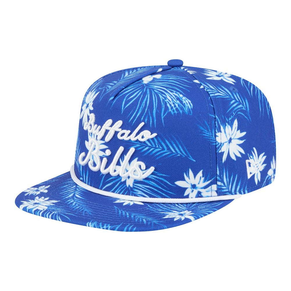 Buffalo Bills New Era Palm Print A-Frame 9FIFTY Snapback Hat Royal | NFL