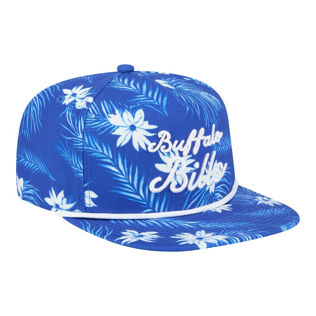 Buffalo Bills New Era Palm Print A-Frame 9FIFTY Snapback Hat Royal | NFL