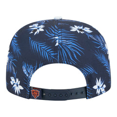 Chicago Bears New Era Palm Print A-Frame 9FIFTY Snapback Hat Navy | NFL