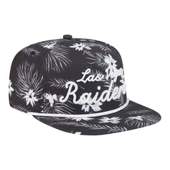 Las Vegas Raiders New Era Palm Print A-Frame 9FIFTY Snapback Hat Black | NFL