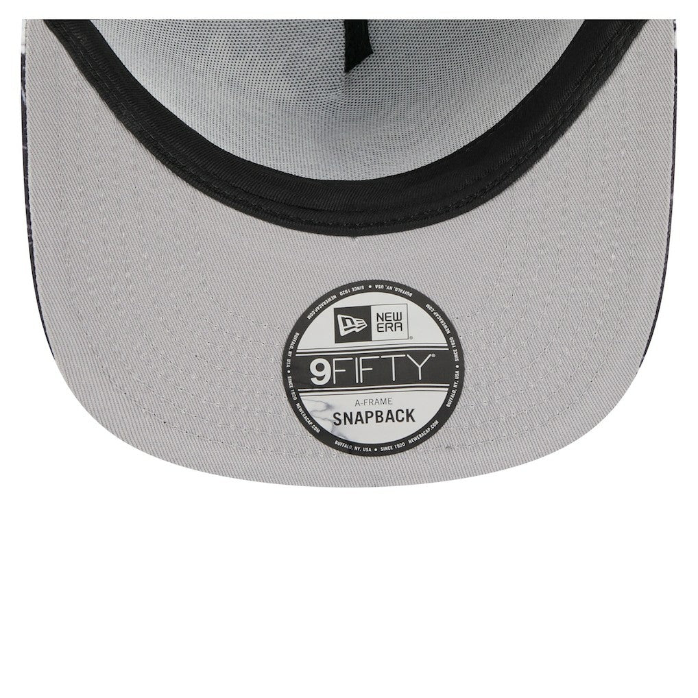Las Vegas Raiders New Era Palm Print A-Frame 9FIFTY Snapback Hat Black | NFL