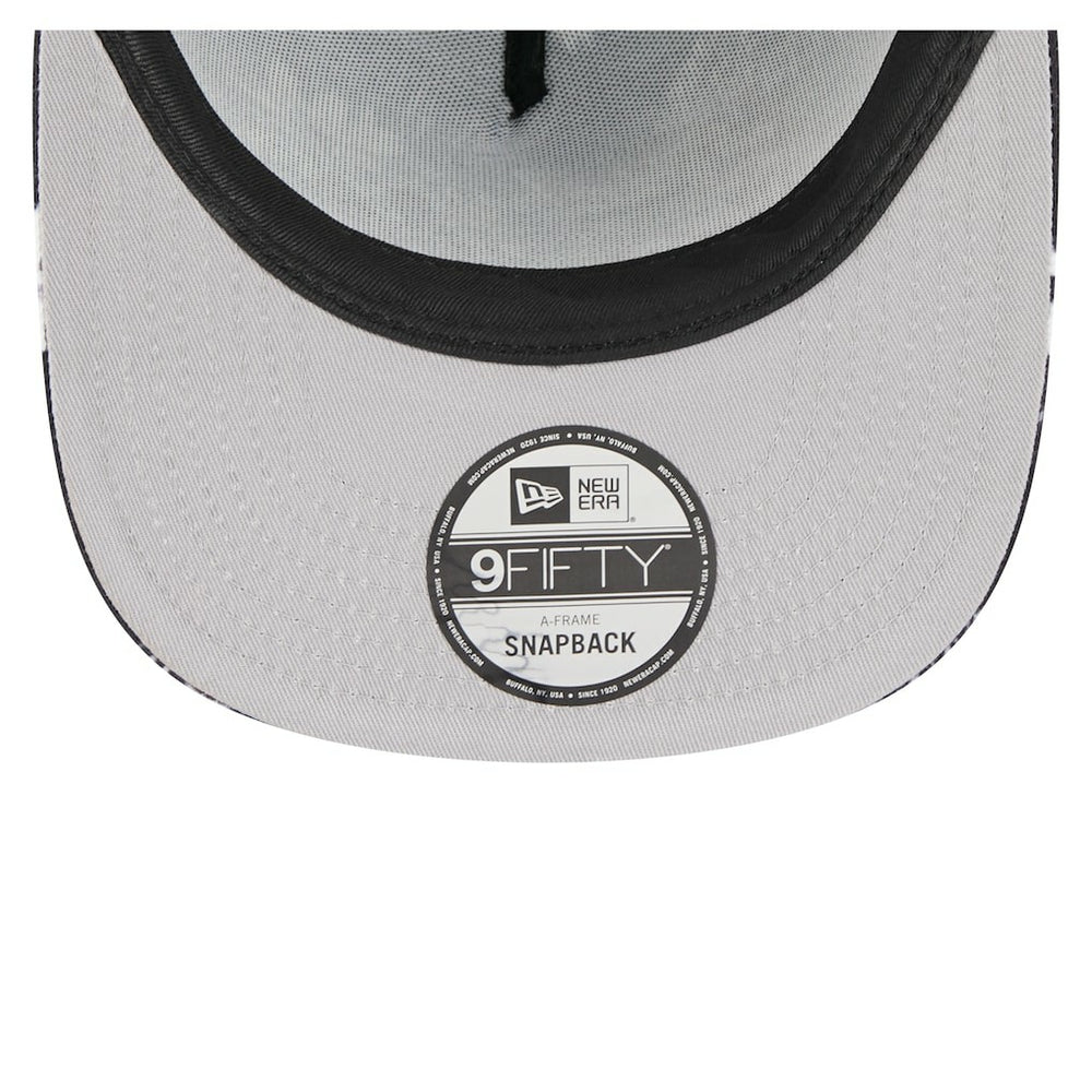 Pittsburgh Steelers New Era Palm Print A-Frame 9FIFTY Snapback Hat Black | NFL