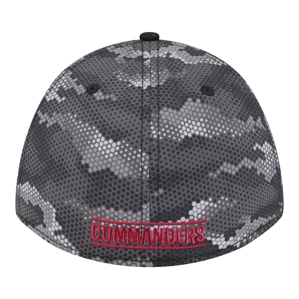 Washington Commanders New Era Camo A-Frame 39THIRTY Flex Hat Black | NFL