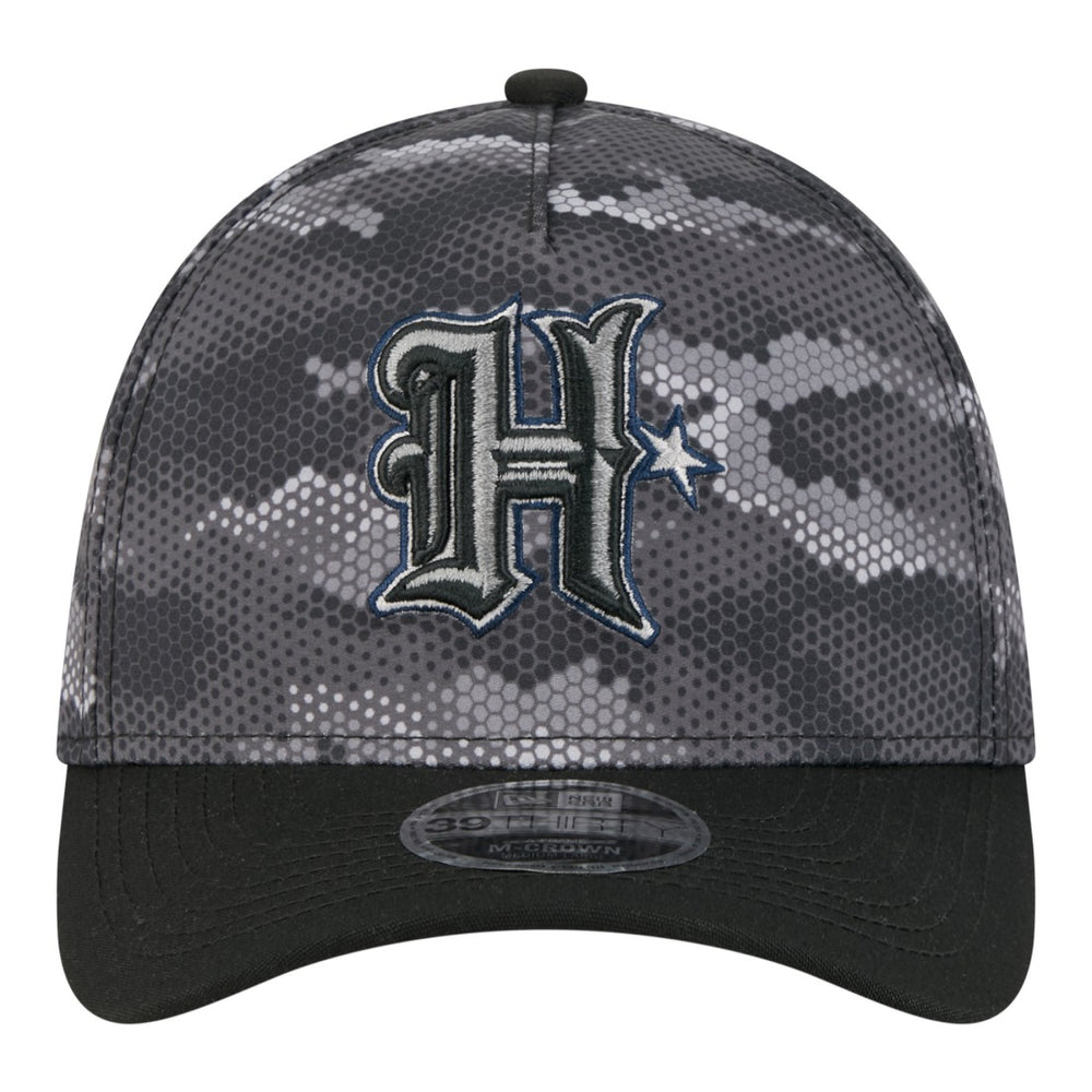 Houston Texans New Era Camo A-Frame 39THIRTY Flex Hat Black | NFL