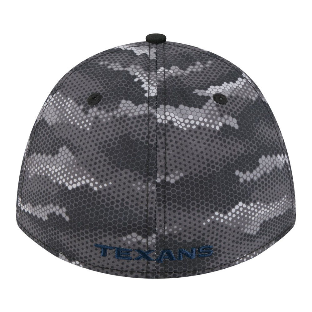 Houston Texans New Era Camo A-Frame 39THIRTY Flex Hat Black | NFL