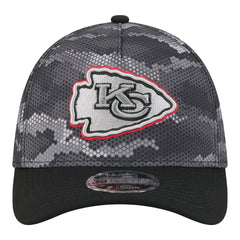 Kansas City Chiefs New Era Camo A-Frame 39THIRTY Flex Hat Black | NFL