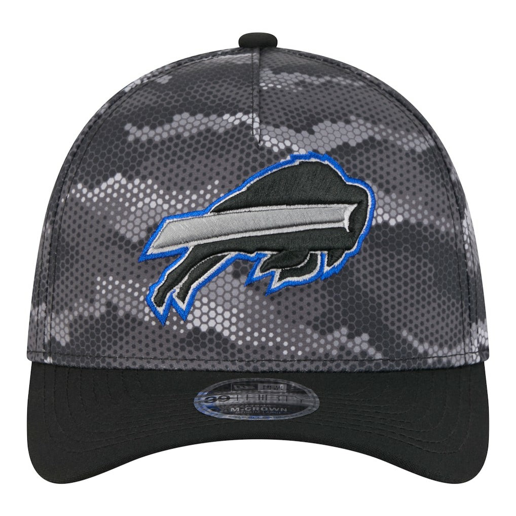 Buffalo Bills New Era Camo A-Frame 39THIRTY Flex Hat Black | NFL