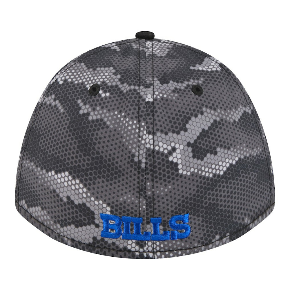 Buffalo Bills New Era Camo A-Frame 39THIRTY Flex Hat Black | NFL