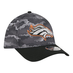 Denver Broncos New Era Camo A-Frame 39THIRTY Flex Hat Black | NFL