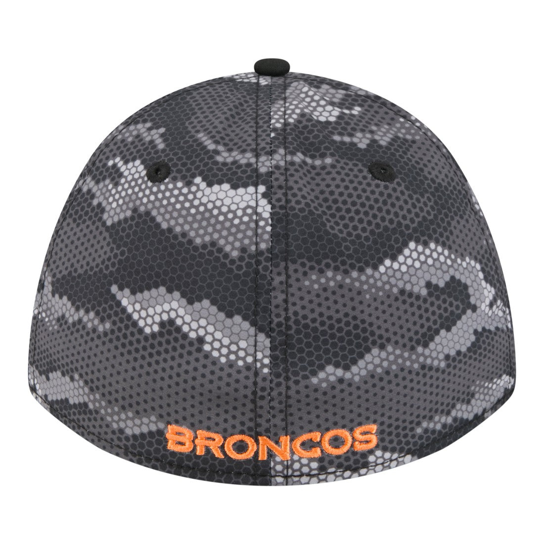 Denver Broncos New Era Camo A-Frame 39THIRTY Flex Hat Black | NFL