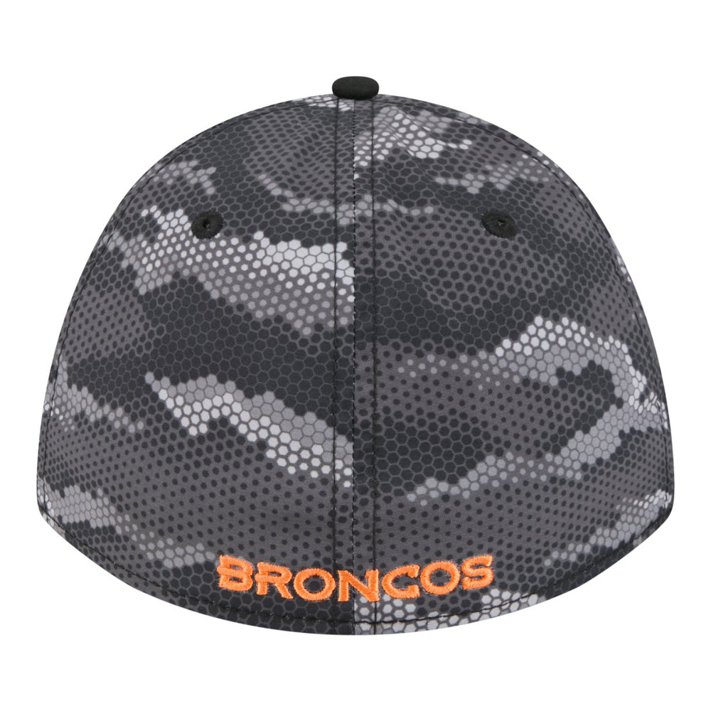 Denver Broncos New Era Camo A-Frame 39THIRTY Flex Hat Black | NFL