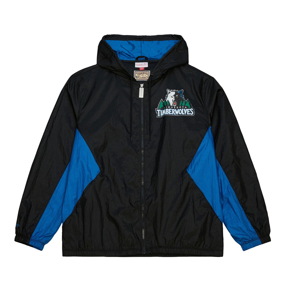 Minnesota Timberwolves Playmaker Full-Zip Hooded Windbreaker Jacket Black - NBA