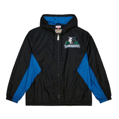 Minnesota Timberwolves Playmaker Full-Zip Hooded Windbreaker Jacket Black - NBA