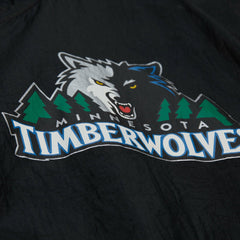 Minnesota Timberwolves Playmaker Full-Zip Hooded Windbreaker Jacket Black - NBA