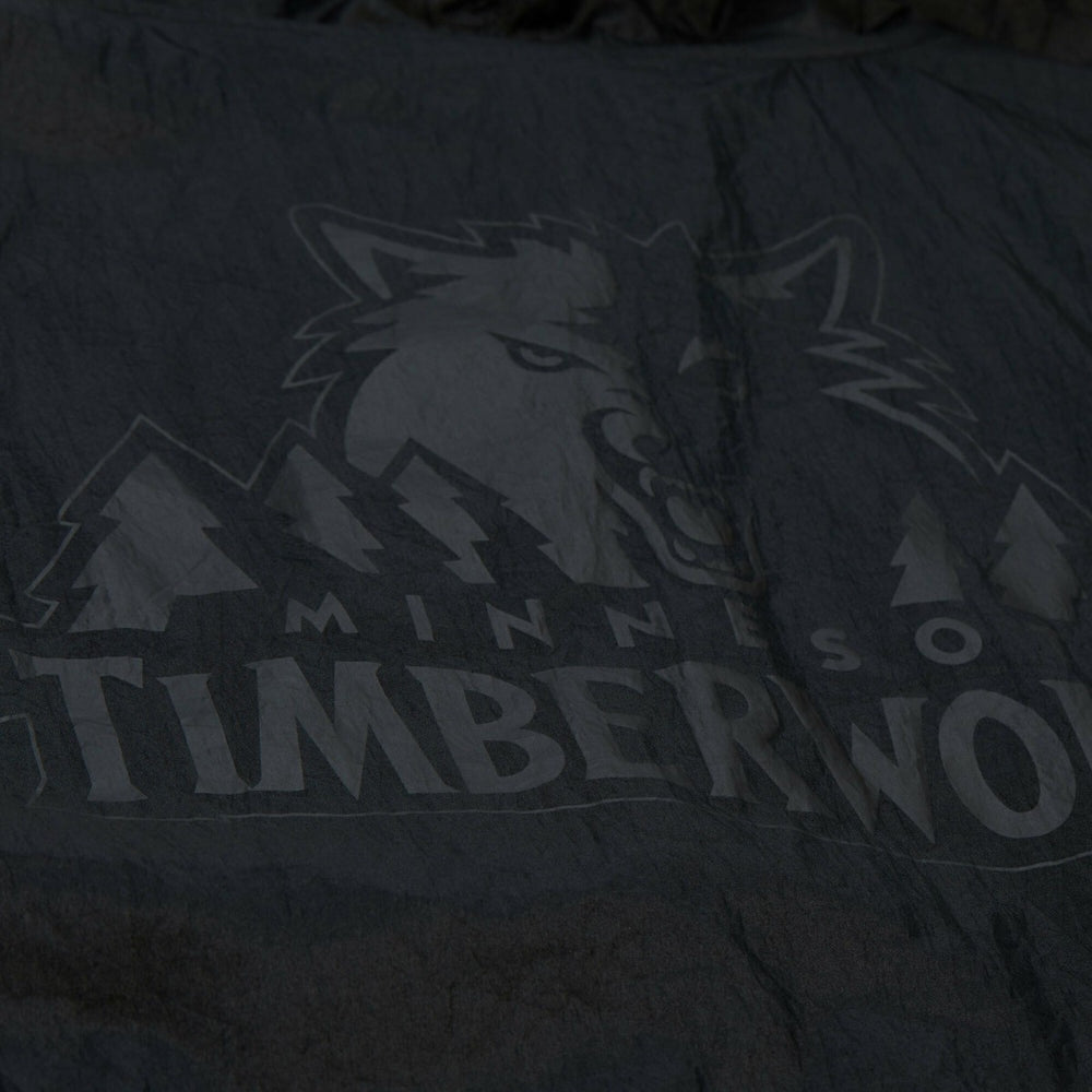 Minnesota Timberwolves Playmaker Full-Zip Hooded Windbreaker Jacket Black - NBA
